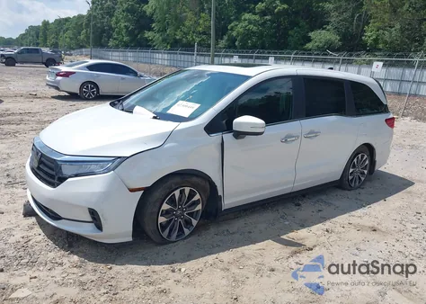 2022 Honda Odyssey Ex-L z USA, uszkodzony, nr VIN 5FNRL6H74NB041968